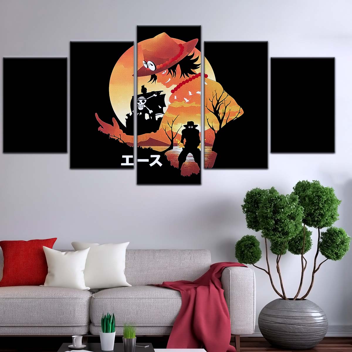 One Piece Wall Art - OP5059 - Portgas D. Ace - One Piece Poster - One Piece Canvas