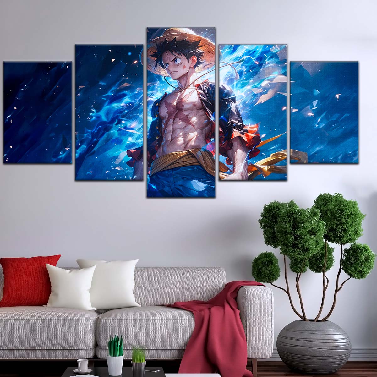 One Piece Wall Art - OP5071 - Monkey D. Luffy - One Piece Poster - One Piece Canvas