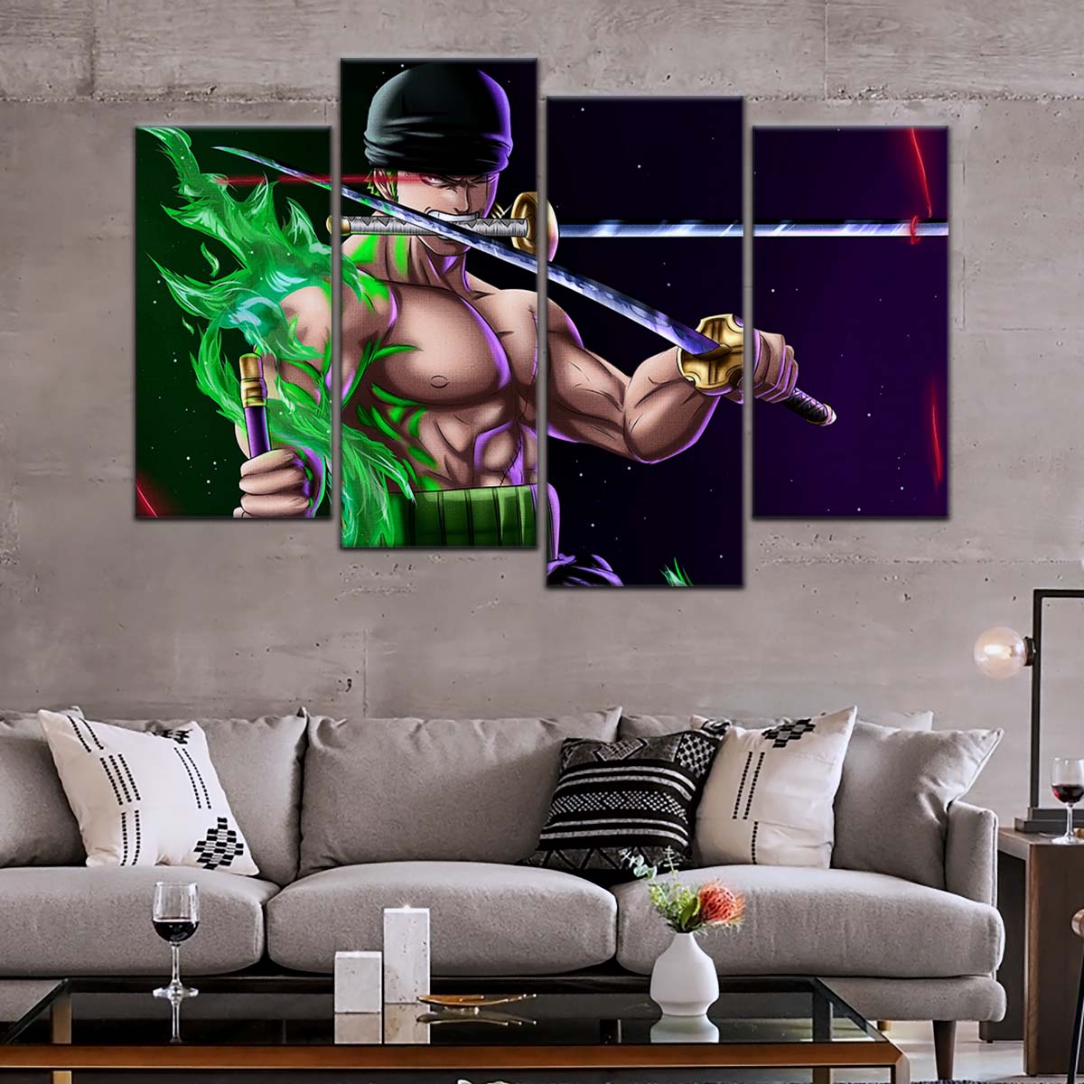 One Piece Wall Art - OP5081 - Roronoa Zoro - One Piece Poster - One Piece Canvas