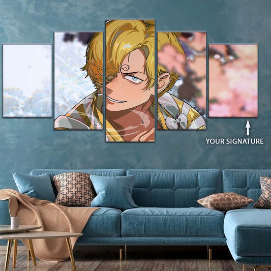 One Piece Wall Art - OP5086 - Sanji in Bloom Stunning - One Piece Poster - One Piece Canvas