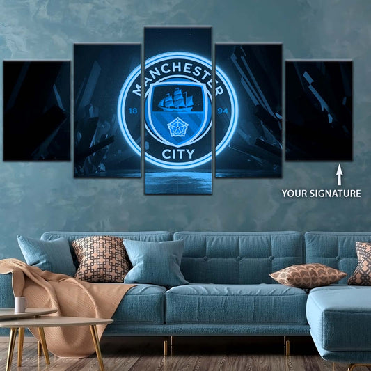Soccer Wall Art - FB5049 - Manchester City FC - Soccer Poster - Soccer Canvas