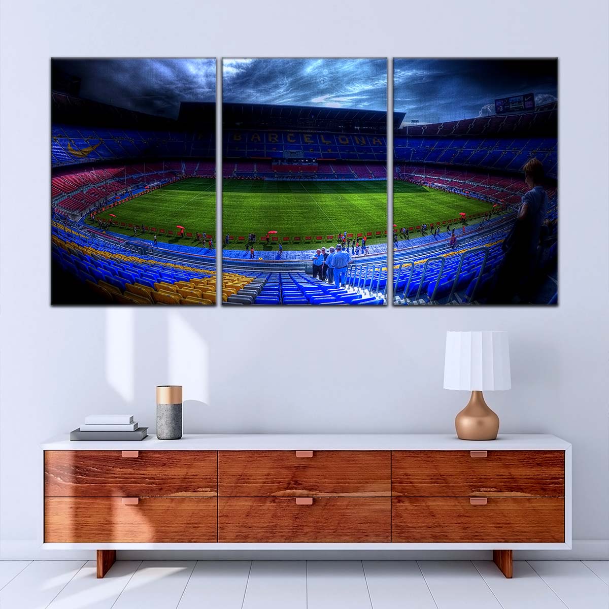 Soccer Canvas Wall Art - FB5053 - FC Barcelona Stadium - A Stunning Sports Experience