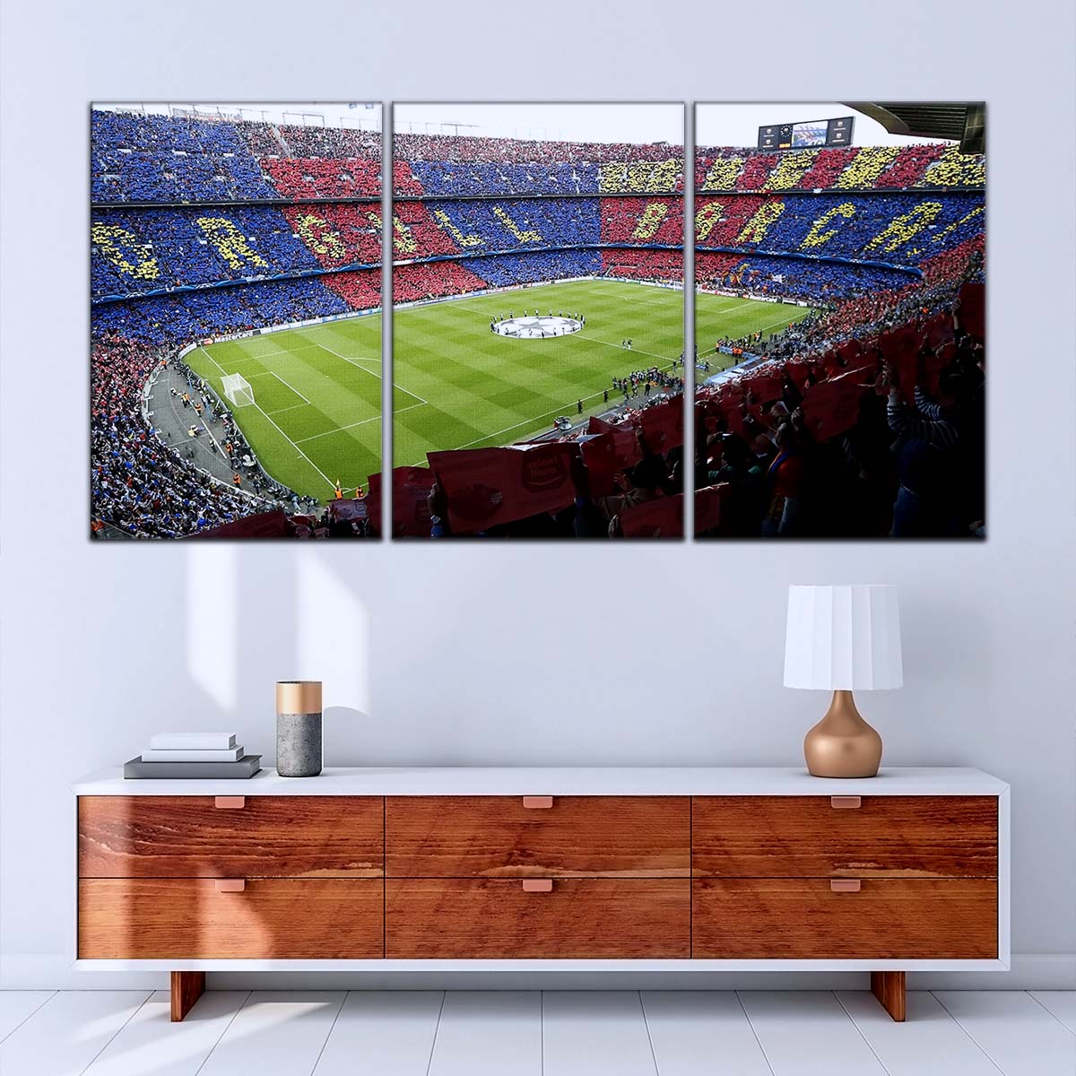 Soccer Canvas Wall Art - FB5054 - FC Barcelona Stadium - The Heart of Sports Passion