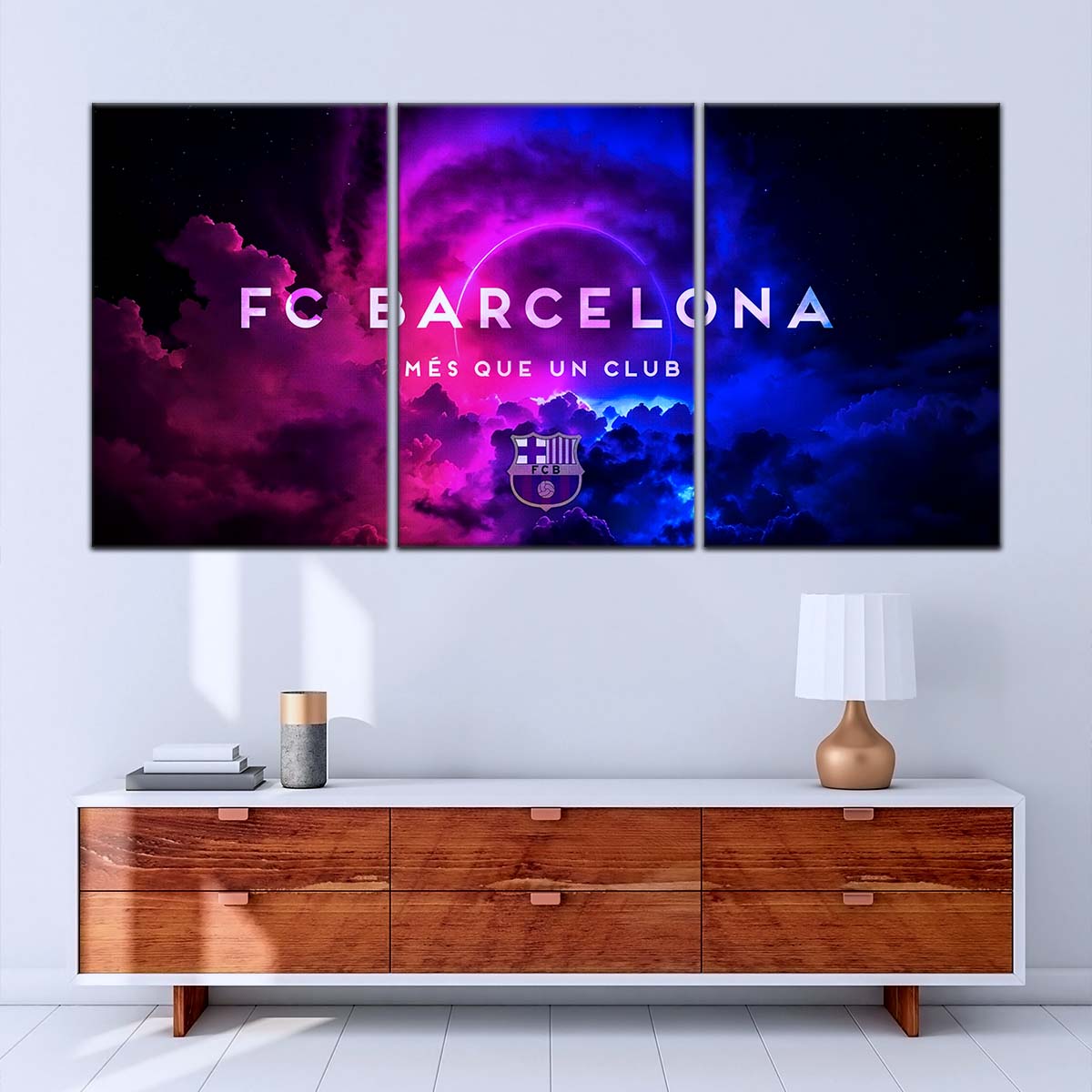 Soccer Canvas Wall Art - FB5055 - FC Barcelona