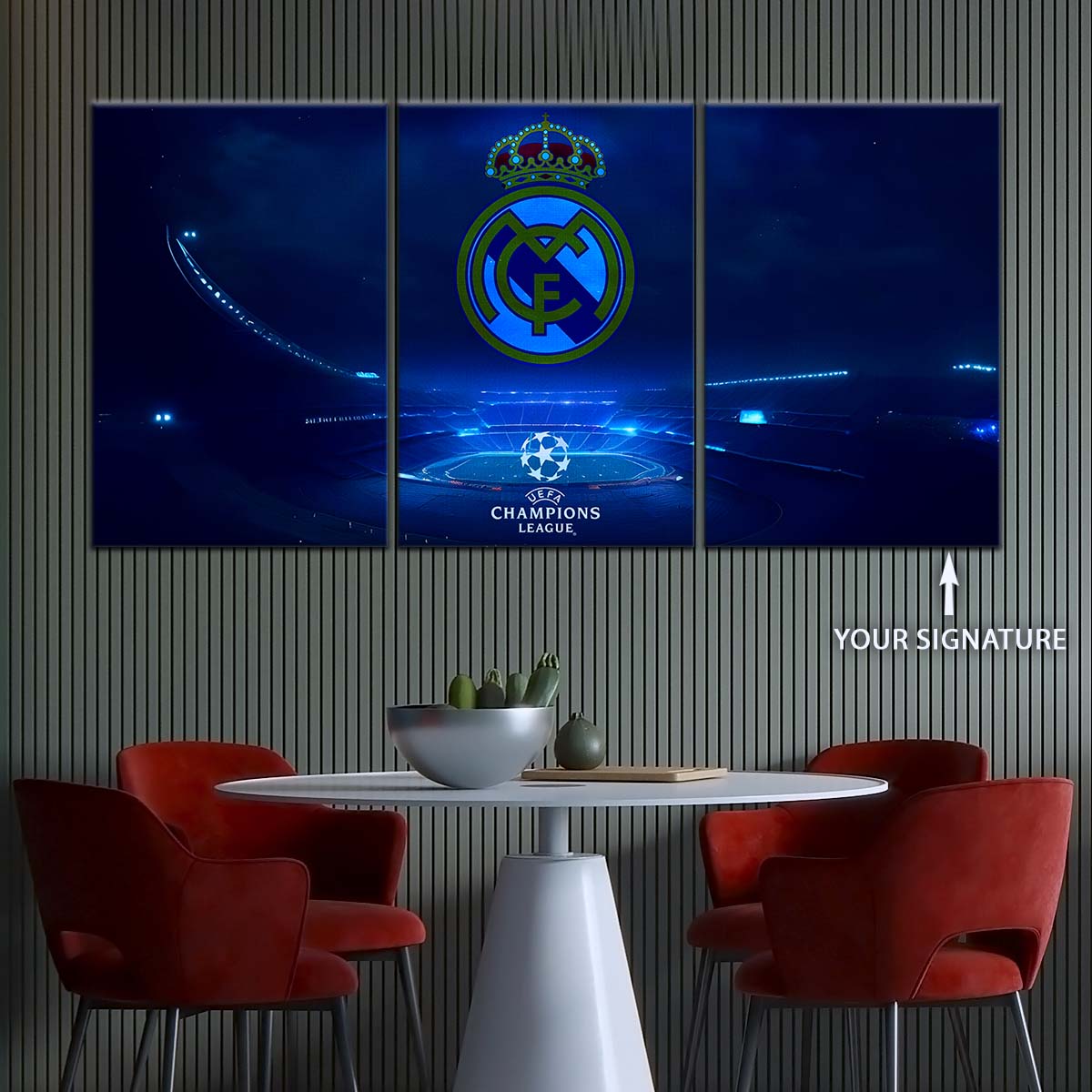 Soccer Wall Art - FB5060 - Champions League FC Real Madrid - Soccer Poster - Soccer Canvas