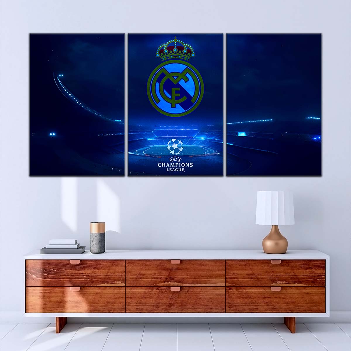Soccer Canvas Wall Art - FB5060 - Champions League FC Real Madrid
