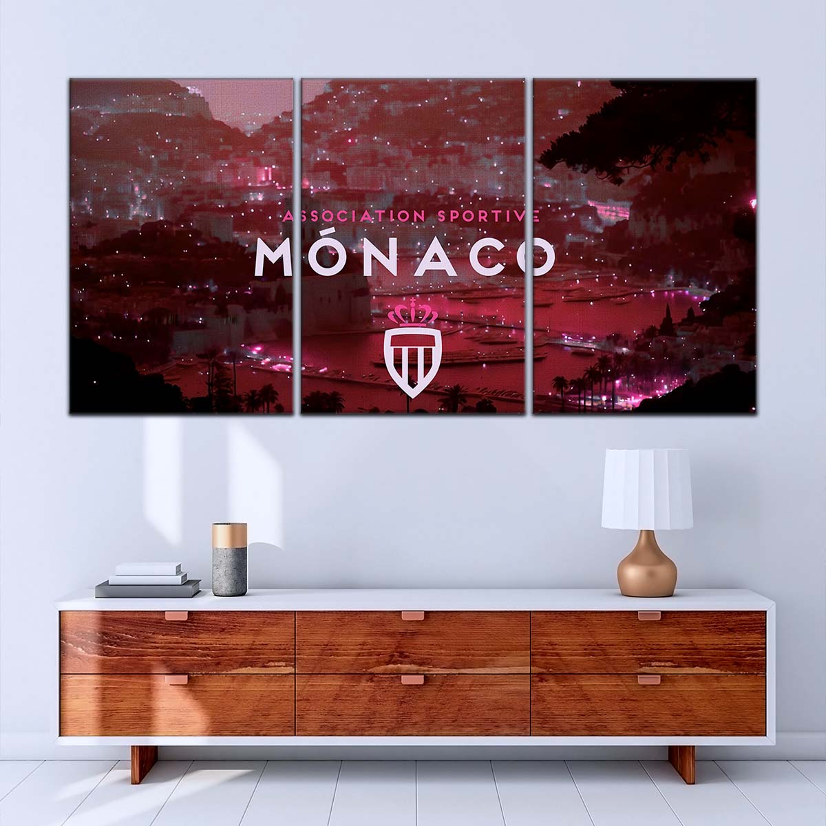 Soccer Canvas Wall Art - FB5065 - AS Monaco FC