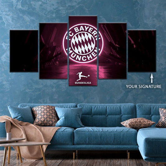 Soccer Canvas Wall Art - FB5030 - FC Bayern Munich