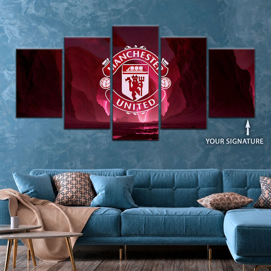 Soccer Canvas Wall Art - FB5040 - Manchester United