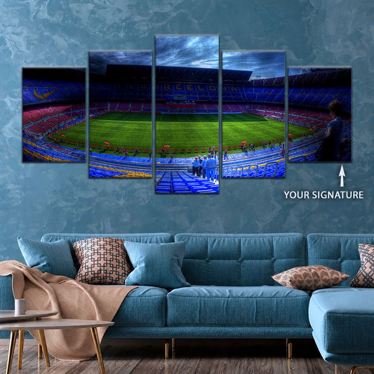 Soccer Canvas Wall Art - FB5053 - FC Barcelona Stadium - A Stunning Sports Experience