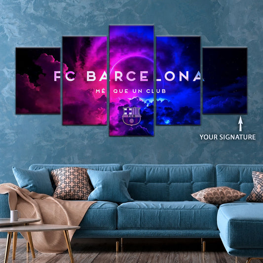 Soccer Canvas Wall Art - FB5055 - FC Barcelona