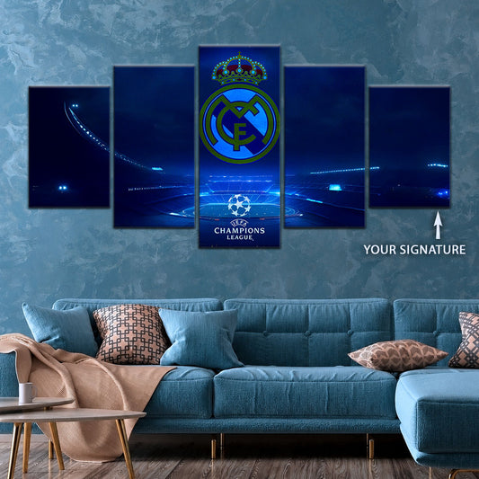 Soccer Canvas Wall Art - FB5060 - Champions League FC Real Madrid