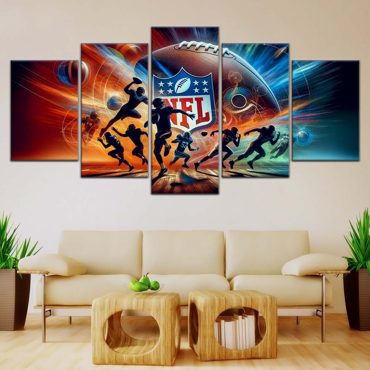 AMERICAN FOOTBALL WALL ART