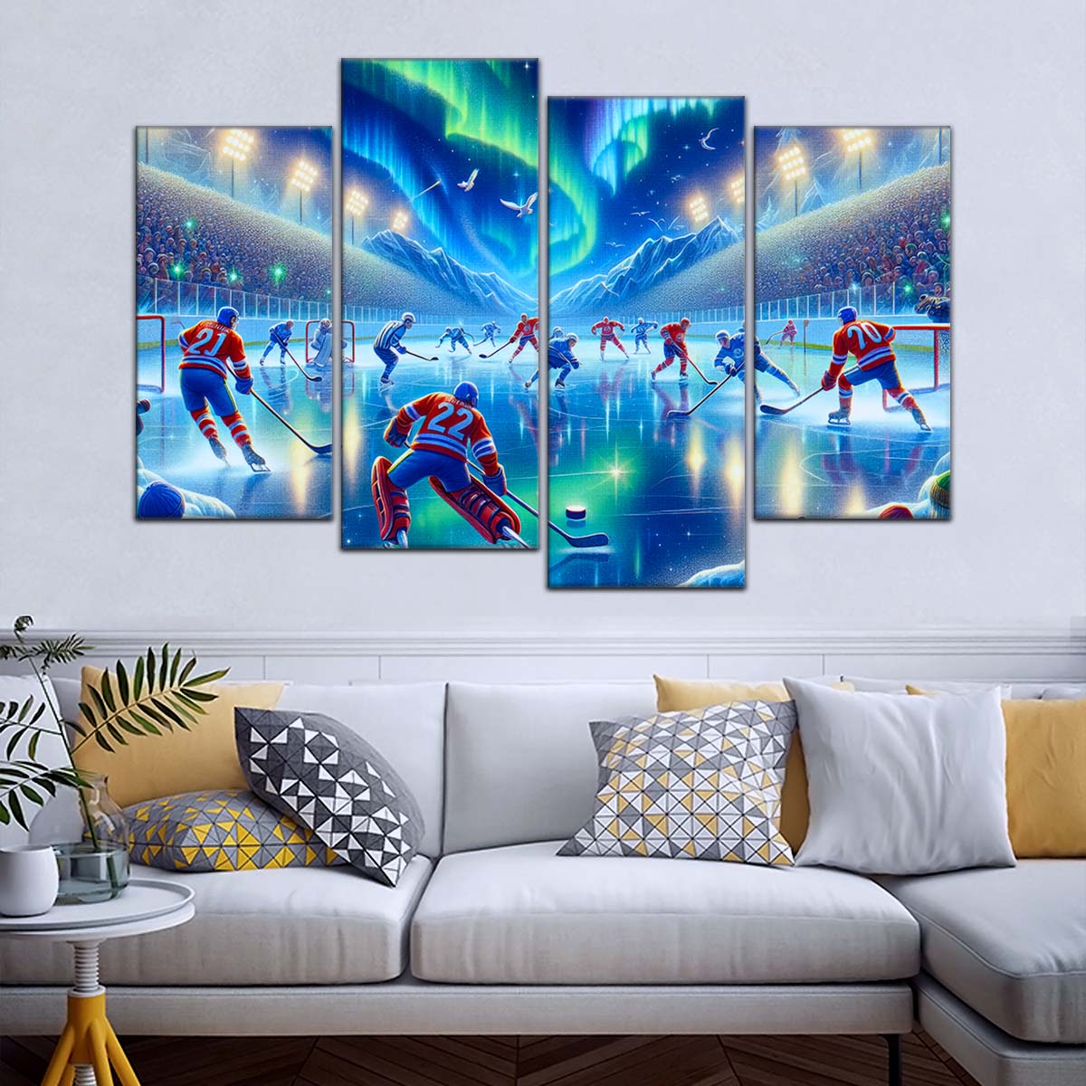 ICE HOCKEY WALL ART
