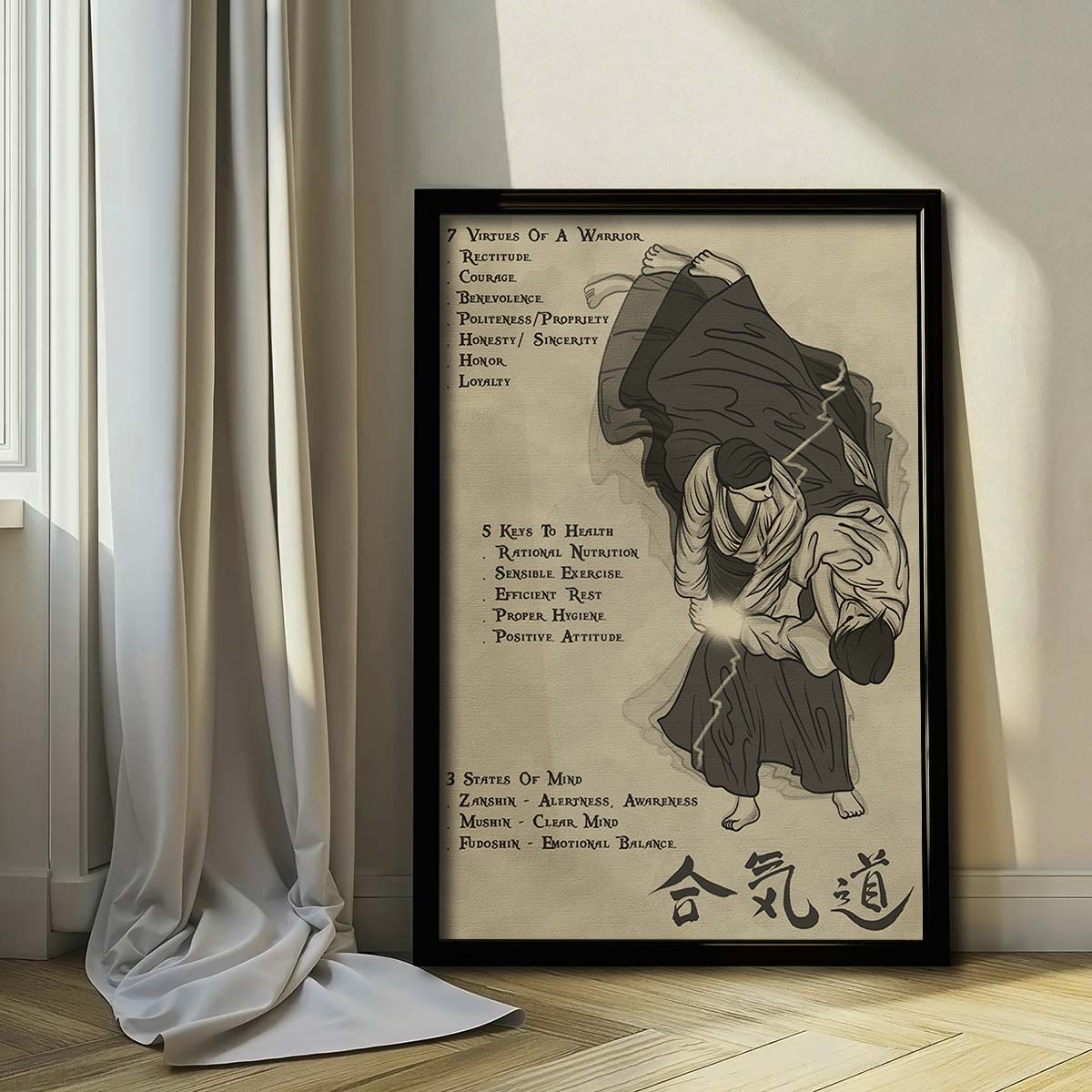 Aikido Wall Art - Aikido Poster - Aikido Canvas - 753 CODE - AI018 - Vertical Poster - Vertical Canvas