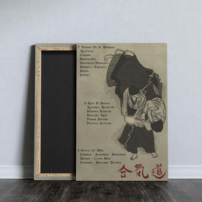 Aikido Wall Art - Aikido Poster - Aikido Canvas - 753 CODE - AI021 - Vertical Poster - Vertical Canvas