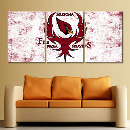 American Football Canvas Wall Art - AF5133 - Arizona Cardinals - Fire From The Heavens - NFL Teams
