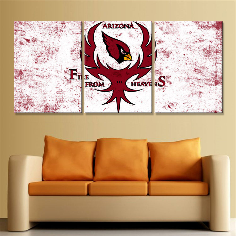 American Football Wall Art - AF5133 - Arizona Cardinals - Fire From The Heavens - American Football Poster - American Football Canvas