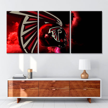 American Football Canvas Wall Art - AF5134 - Atlanta Falcons - NFL Teams