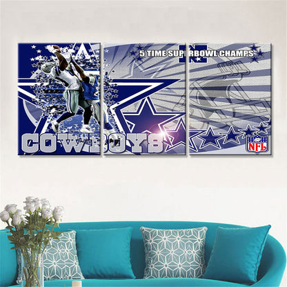 American Football Wall Art - AF5139 - Dallas Cowboys - American Football Poster - American Football Canvas