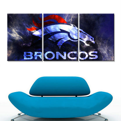 American Football Canvas Wall Art - AF5141 - Denver Broncos - NFL Teams