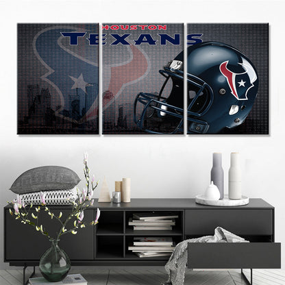 American Football Canvas Wall Art - AF5146 - Houston Texans - NFL Teams