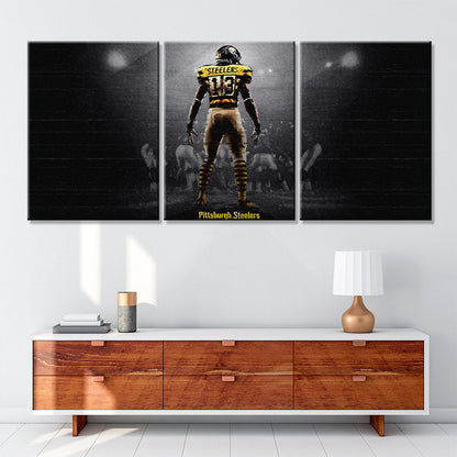 American Football Canvas Wall Art - AF5155 - Pittsburgh Steelers - NFL Teams