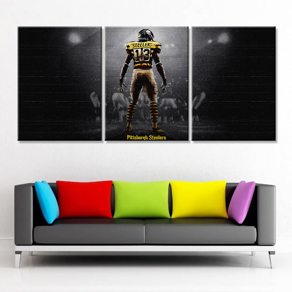American Football Canvas Wall Art - AF5155 - Pittsburgh Steelers - NFL Teams