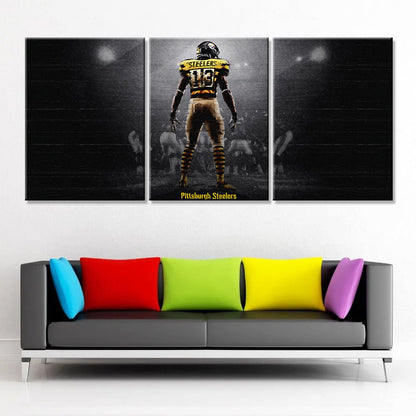 American Football Canvas Wall Art - AF5155 - Pittsburgh Steelers - NFL Teams