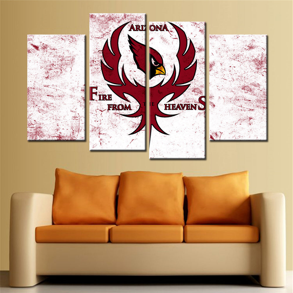 American Football Wall Art - AF5133 - Arizona Cardinals - Fire From The Heavens - American Football Poster - American Football Canvas