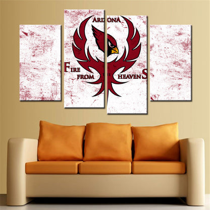 American Football Canvas Wall Art - AF5133 - Arizona Cardinals - Fire From The Heavens - NFL Teams