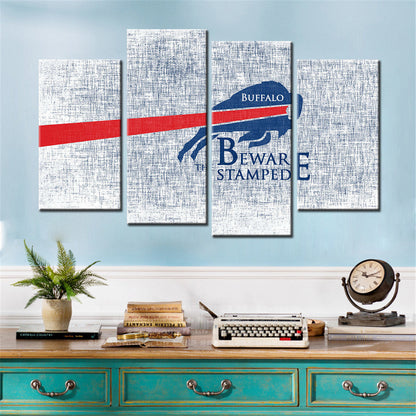 American Football Canvas Wall Art - AF5135 - Buffalo Bills - NFL Teams
