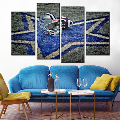 American Football Canvas Wall Art - AF5140 - Dallas Cowboys - NFL Teams