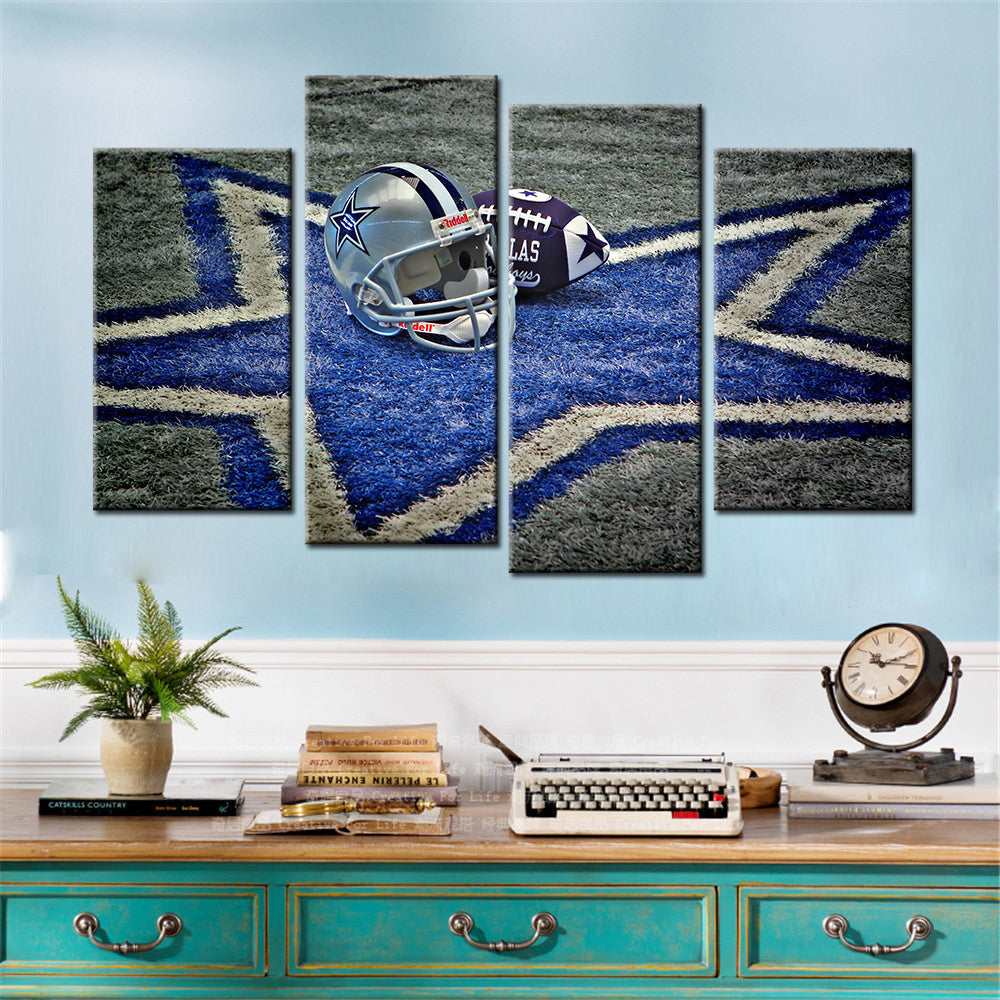 American Football Canvas Wall Art - AF5140 - Dallas Cowboys - NFL Teams