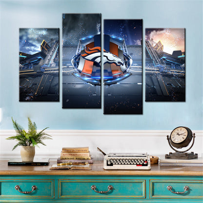 American Football Wall Art - AF5142 - Denver Broncos - American Football Poster - American Football Canvas