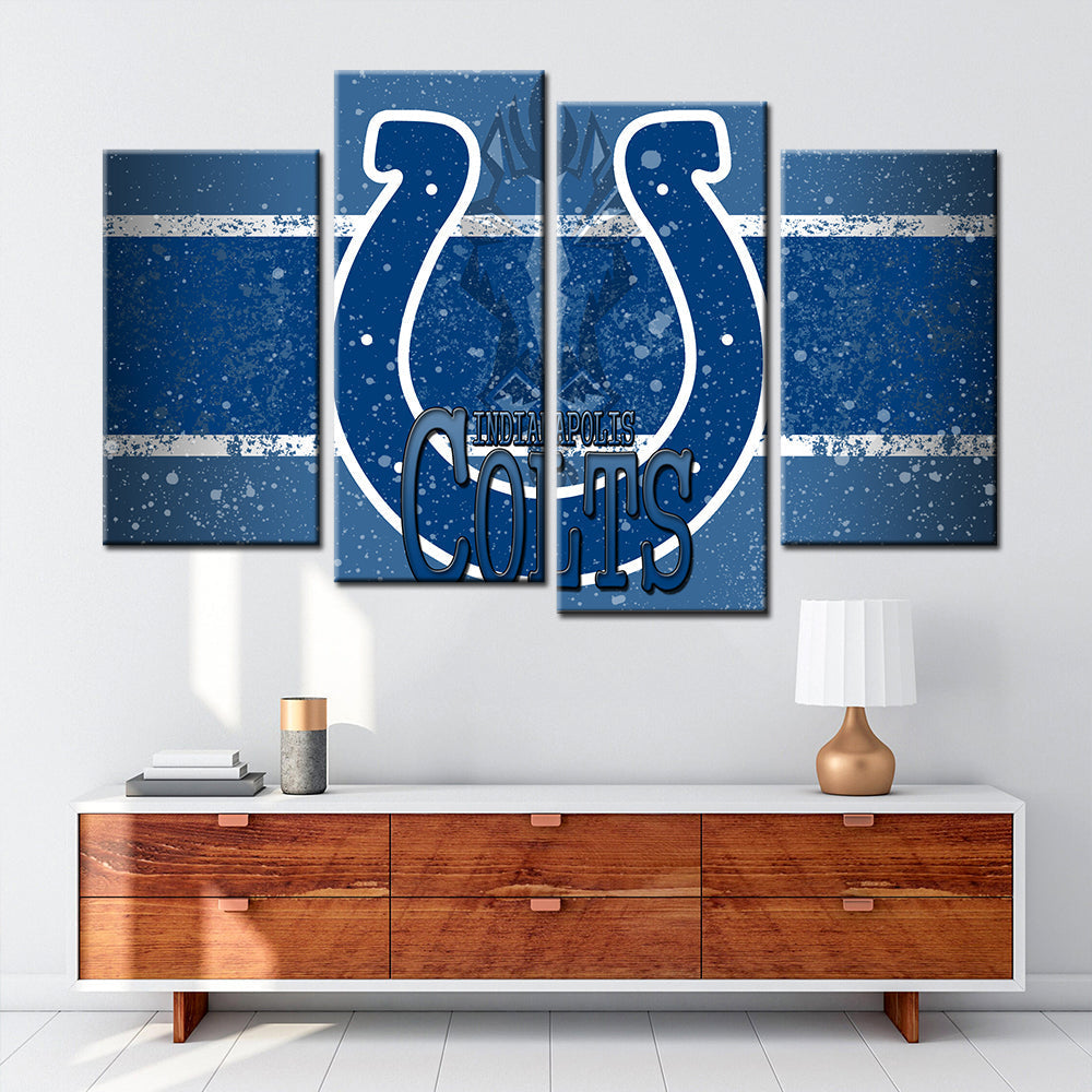 American Football Canvas Wall Art - AF5148 - Indianapolis Colts - NFL Teams