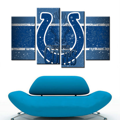 American Football Canvas Wall Art - AF5148 - Indianapolis Colts - NFL Teams