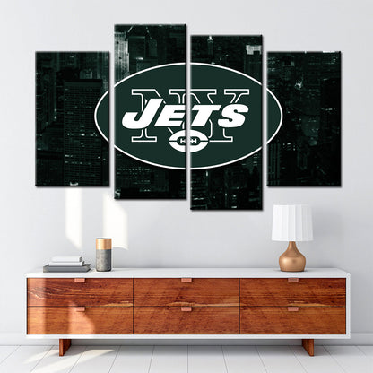 American Football Canvas Wall Art - AF5153 - New York Jets - NFL Teams