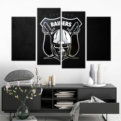 American Football Wall Art - AF5154 - Oakland Raiders - American Football Poster - American Football Canvas
