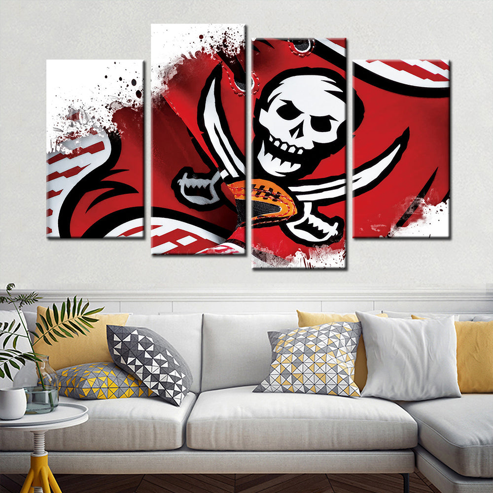 American Football Canvas Wall Art - AF5160 - Tampa Bay Buccaneers - NFL Teams
