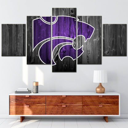 American Football Canvas Wall Art - AF5087 - Kansas State Wildcats Football