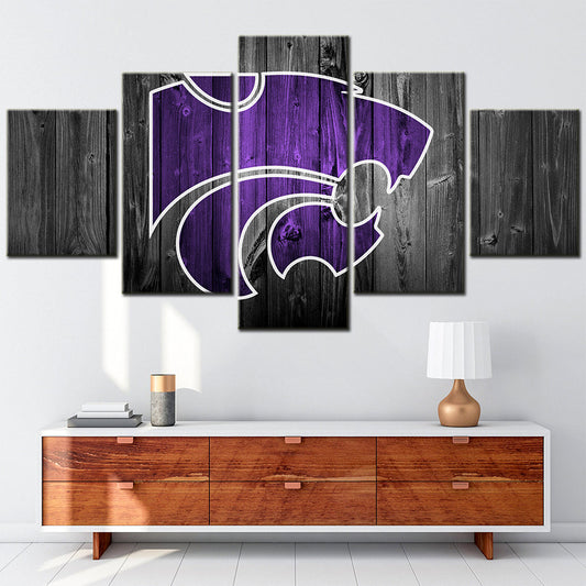 American Football Canvas Wall Art - AF5087 - Kansas State Wildcats Football