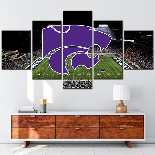American Football Canvas Wall Art - AF5088 - Kansas State Wildcats Football Stadium