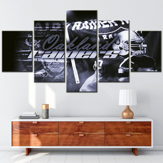 American Football Canvas Wall Art - AF5097 - Oakland Raiders - NFL Teams