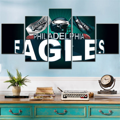 American Football Canvas Wall Art - AF5099 - Philadelphia Eagles - NFL Teams
