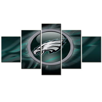 American Football - 5 Pieces Wall Art - AF5100 - Philadelphia Eagles - American Football Poster - American Football Canvas