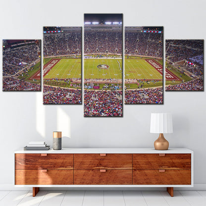 American Football - 5 Pieces Wall Art - AF5109 - Doak S. Campbell Stadium - Florida State University - American Football Poster - American Football Canvas
