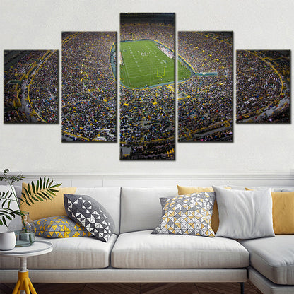 American Football - 5 Pieces Wall Art - AF5111 - Kinnick Stadium - Iowa Hawkeyes Stadium - American Football Poster - American Football Canvas
