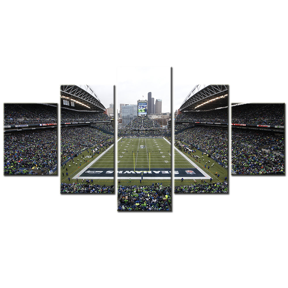American Football Canvas Wall Art - AF5115 - Seattle Seahawks - Lumen Field - Centurylink Field Stadium