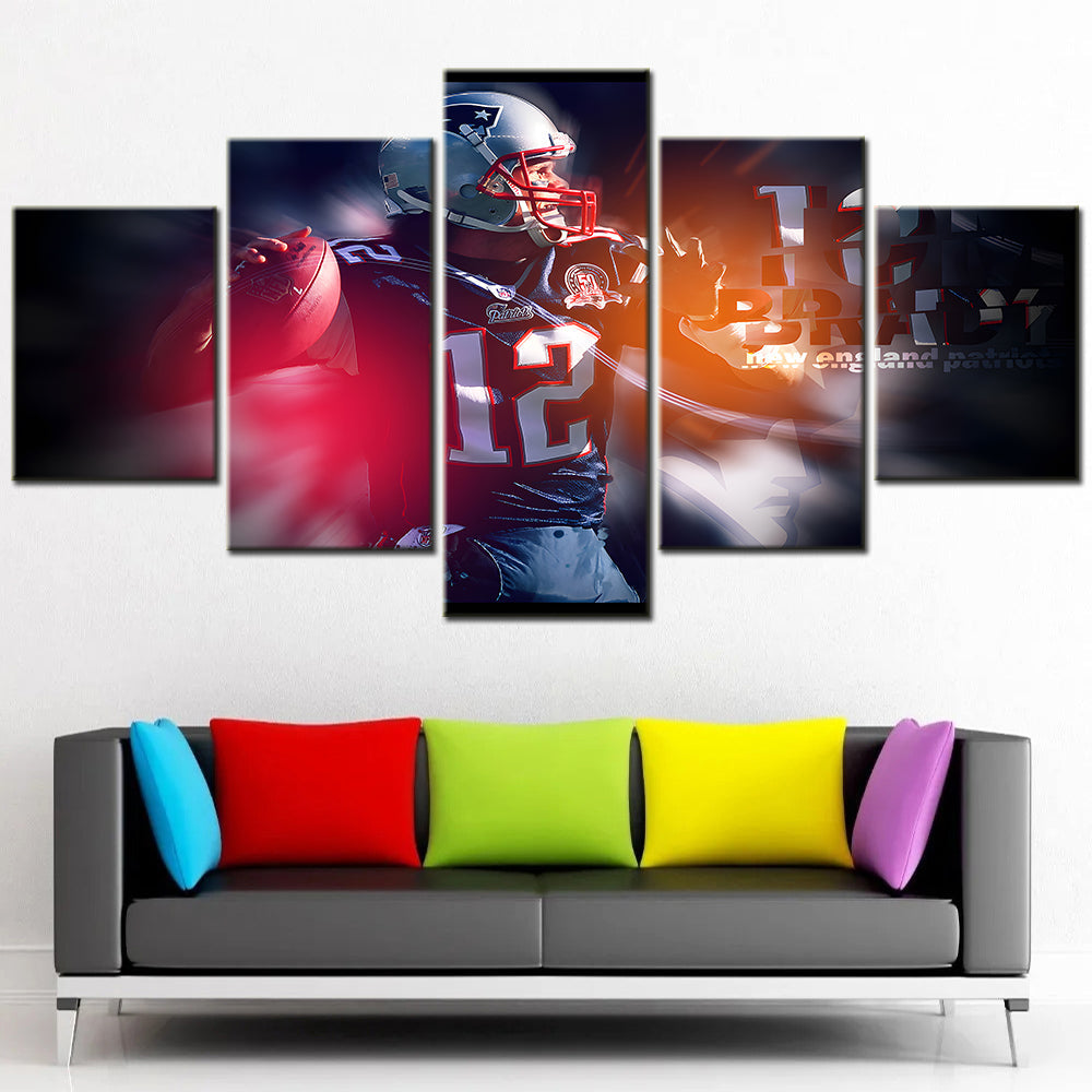 American Football Canvas Wall Art - AF5130 - Tampa Bay Buccaneers - NFL Teams